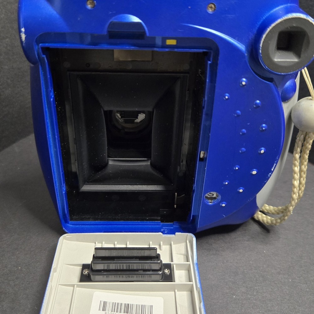 Polaroid 300 Instant Camera Blue TESTED READ Desc.