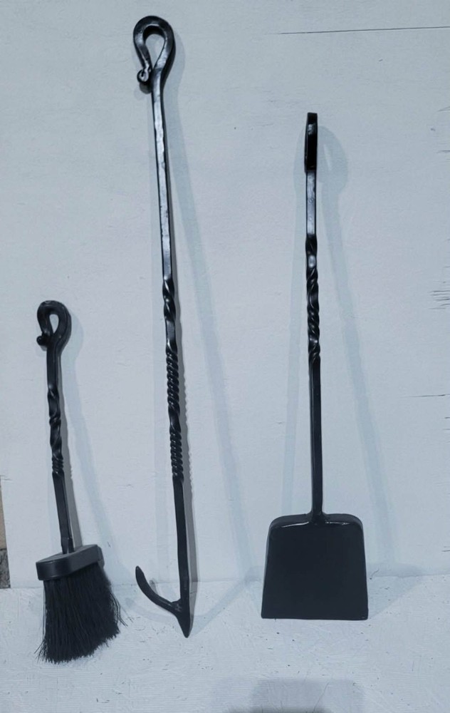 Hand Forged Fireplace Poker Set