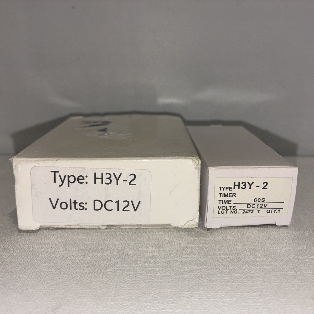 DC12V H3Y-2 DelayTimer Time Relay 0-605Second & Base Socket/ New