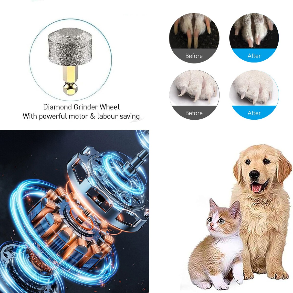 Silent Grind Pro Silent Grind Pro 2-Speed Electric Dog Nail Trimmer 2025