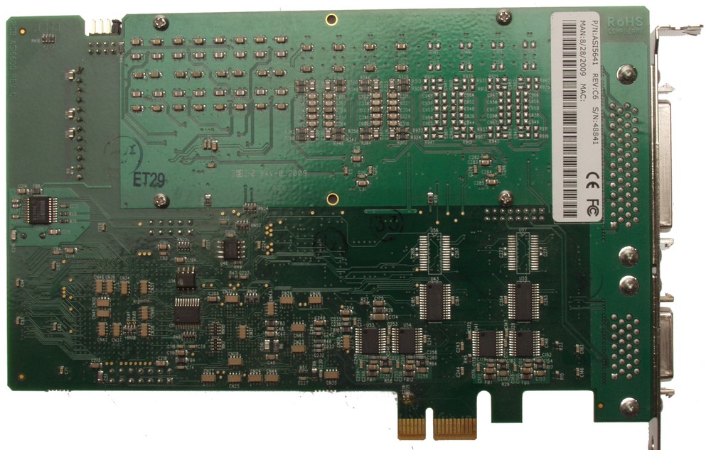 AudioScience ASI5641 AES Digital Audio Multichannel Quad Output Broadcast Card