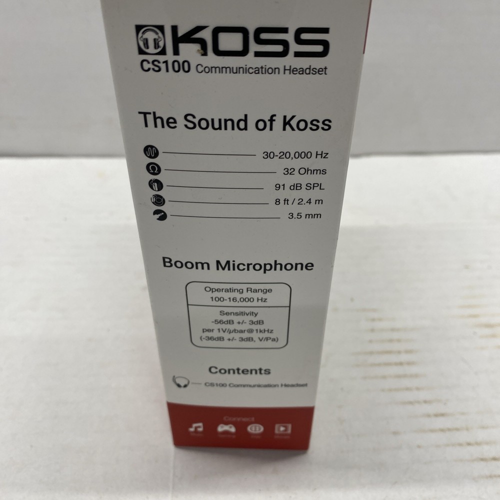 Koss CS 100 Communication Headset SLC-602