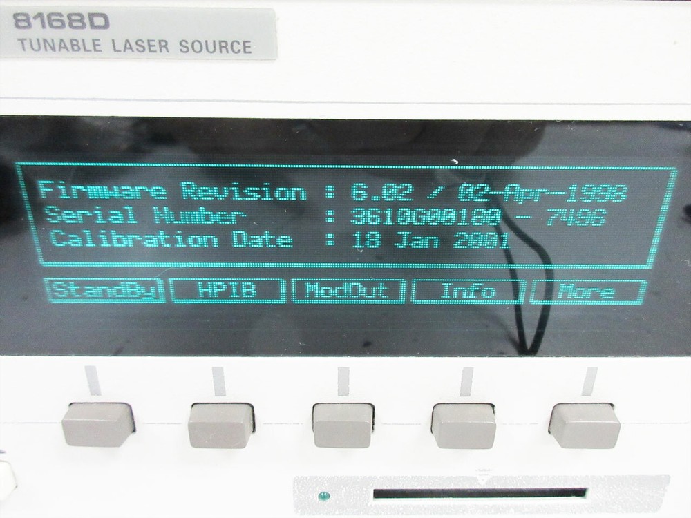 HP 8168D TUNABLE LASER SOURCE 1550NM, -4DBM