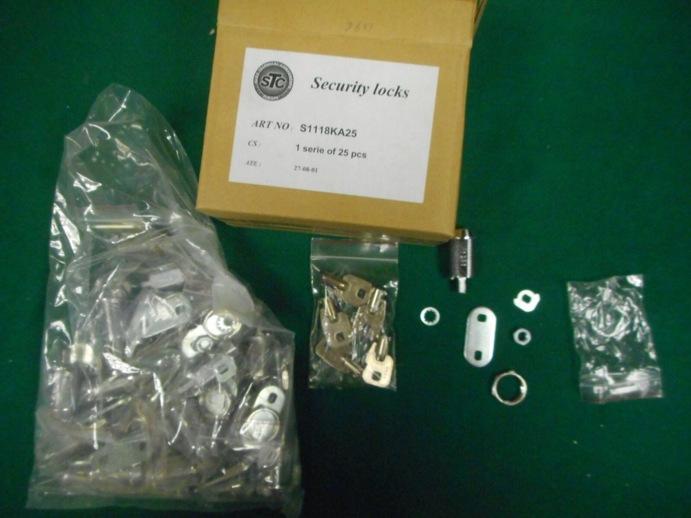 Security Lock 5 round key 1 SERIE 25 pcs
