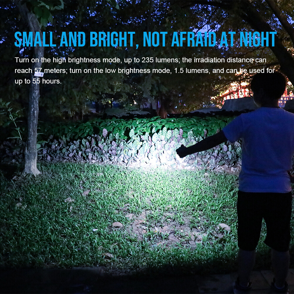 Trustfire MINI3S Keychain Flashlight 235Lumen Rechargeable EDC MINI Flashlight