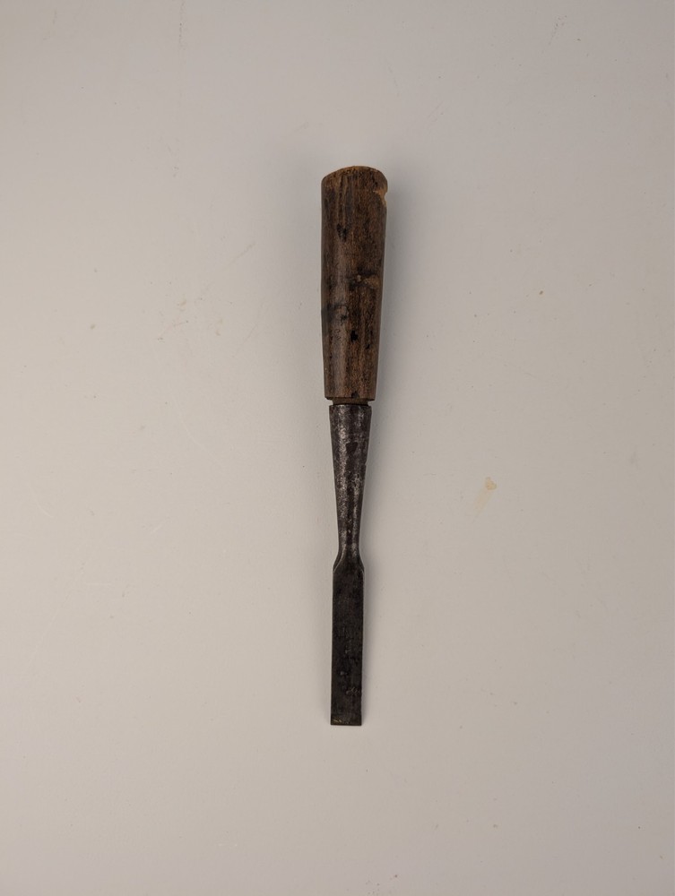 Vintage Wood Working Chisel  Wood Handle