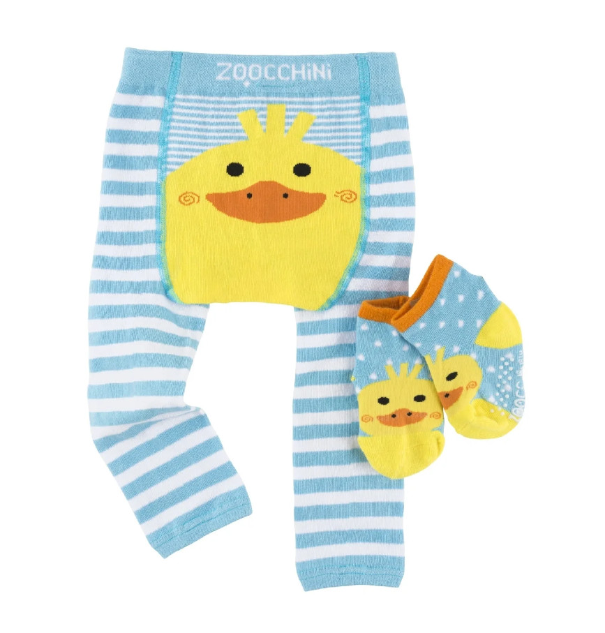 Zoocchini Duck Leggings and Socks Set