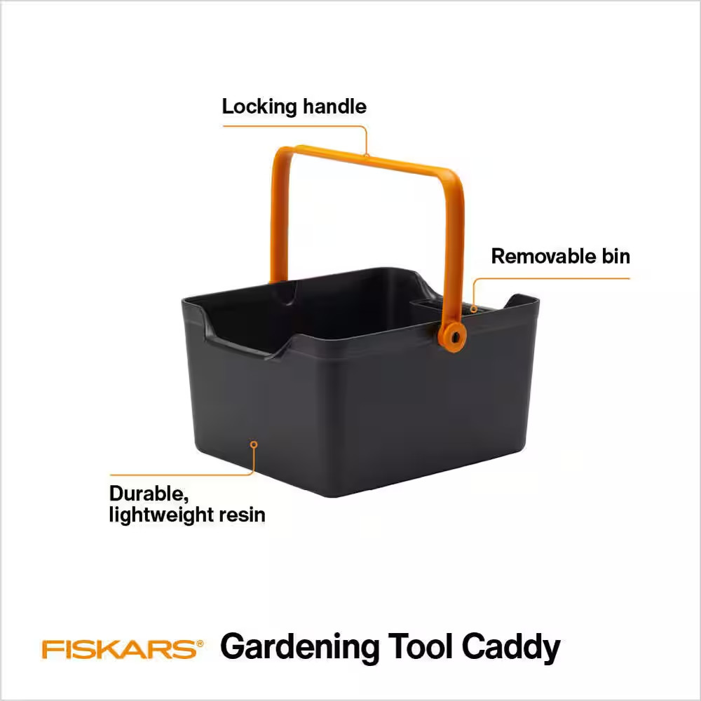 Indoor Garden Tool Caddy 13.9 in. L x 12.25 in. W x 6.8 in. D NEW