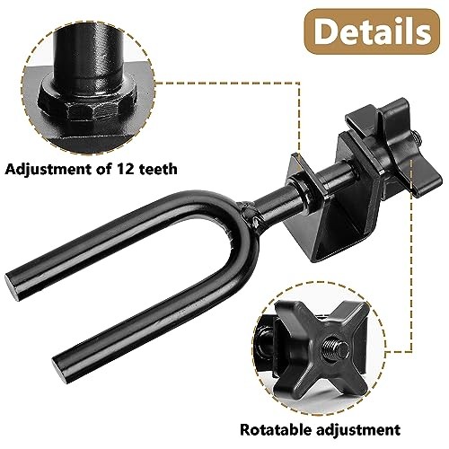 codree Tree Stand Bow Holder- 12 Teeth Adjustable Hunting Bow Holder- Easy 1 Pc