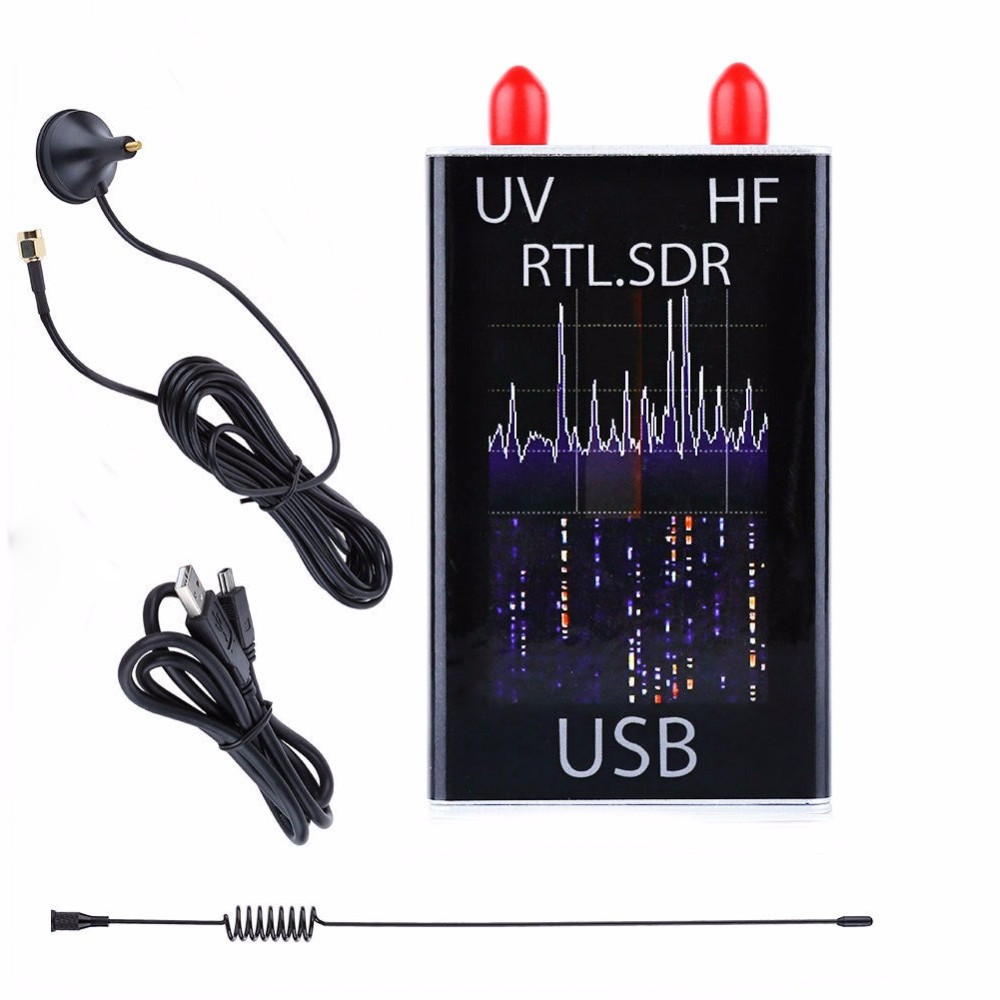 UV HF RTL-SDR USB Tuner Receiver/R820T+8232 Ham Radio 100KHz-1.7GHz Full Band