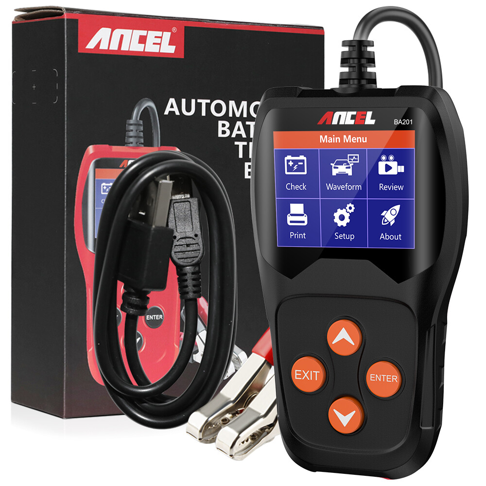 ANCEL BA201 Battery Load Test Starter Cranking Charging System Digital Analyzer