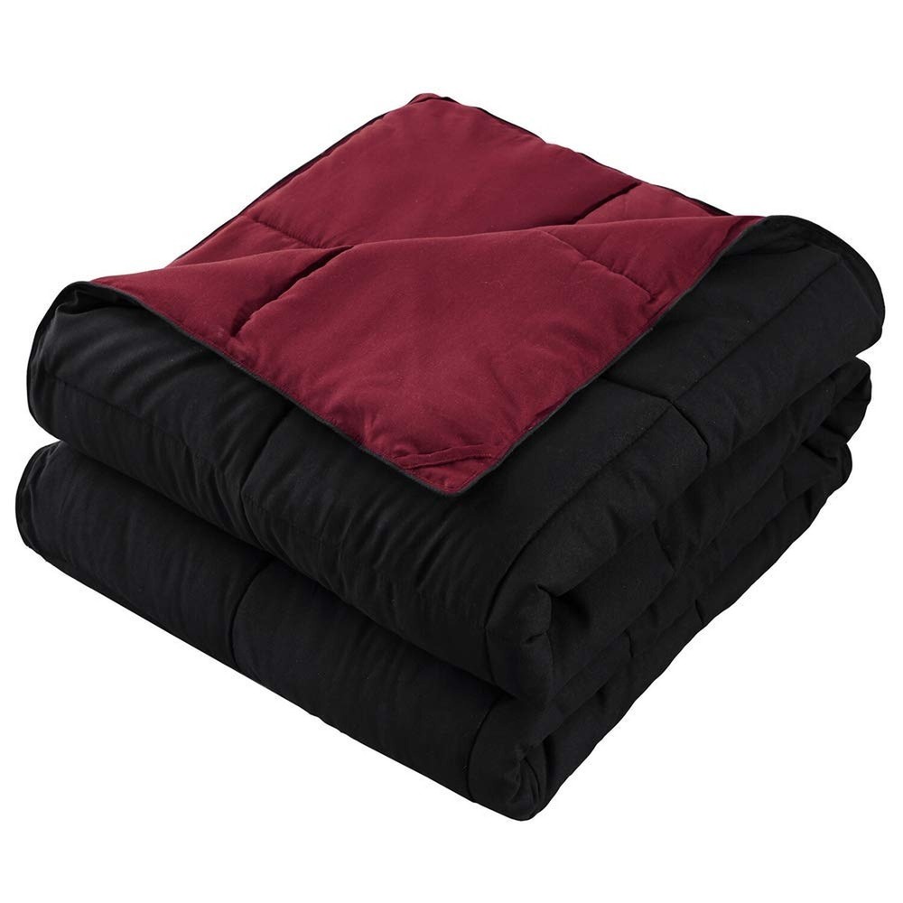 HIG 3pc Down Alternative Comforter Set - All Season Reversible Comforter with...