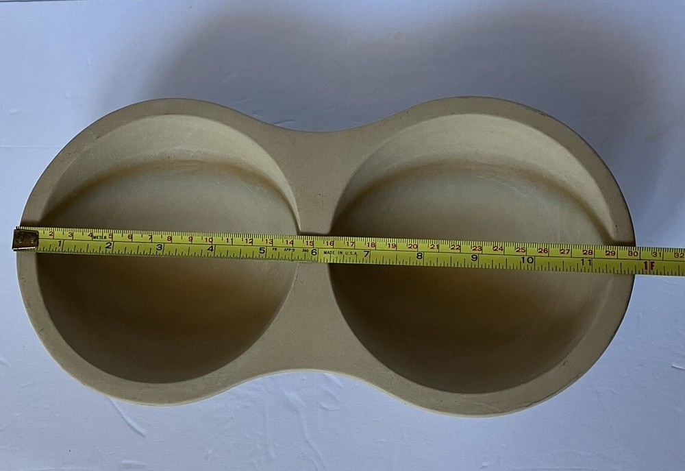 Pampered Chief Stoneware Microwave Double Egg Dish#5153