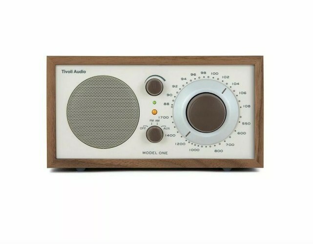 Tivoli Audio model One Am/ fm Table Radio, Classic/ Walnut, 2.4 Lb