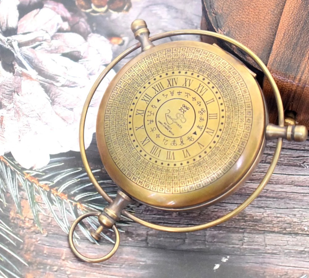 The Antique Compass Antique Look Brass Compass Symbol Reader Alethiometer Unique