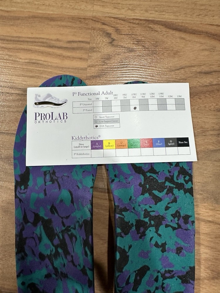 ProLab Orthotics Insoles M8 W10
