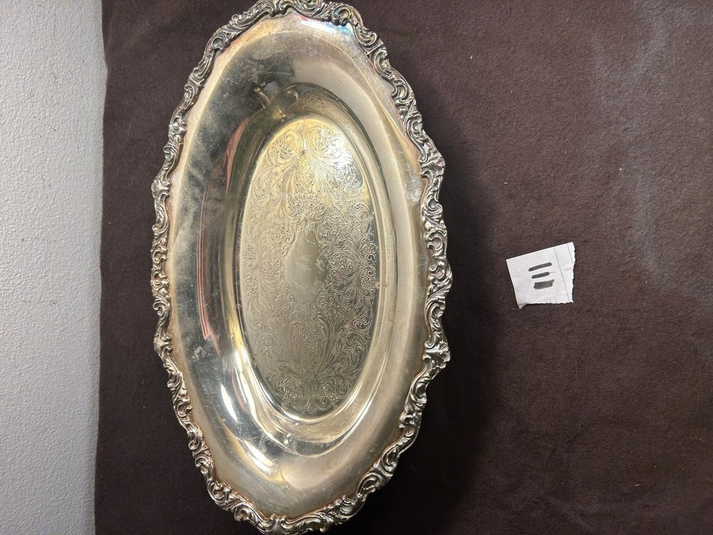 Silver Plate Footed (Heavy)
