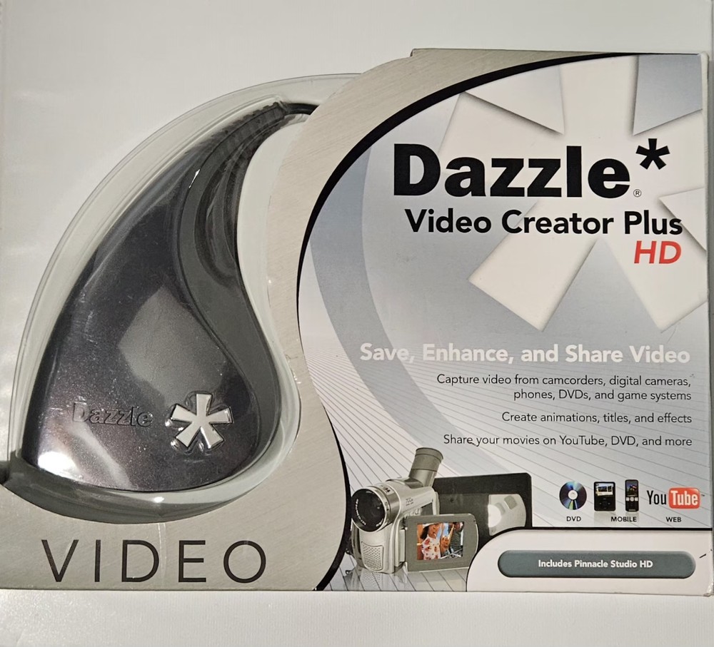 Dazzle Video Creator Plus HD DVC-107 USB Video Capture (Used)