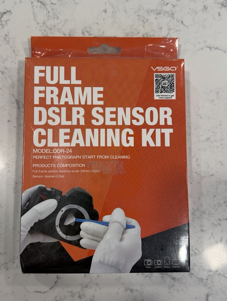 VSGO Camera Full Frame DSLR Sensor Cleaning Kit - Brand New Sealed