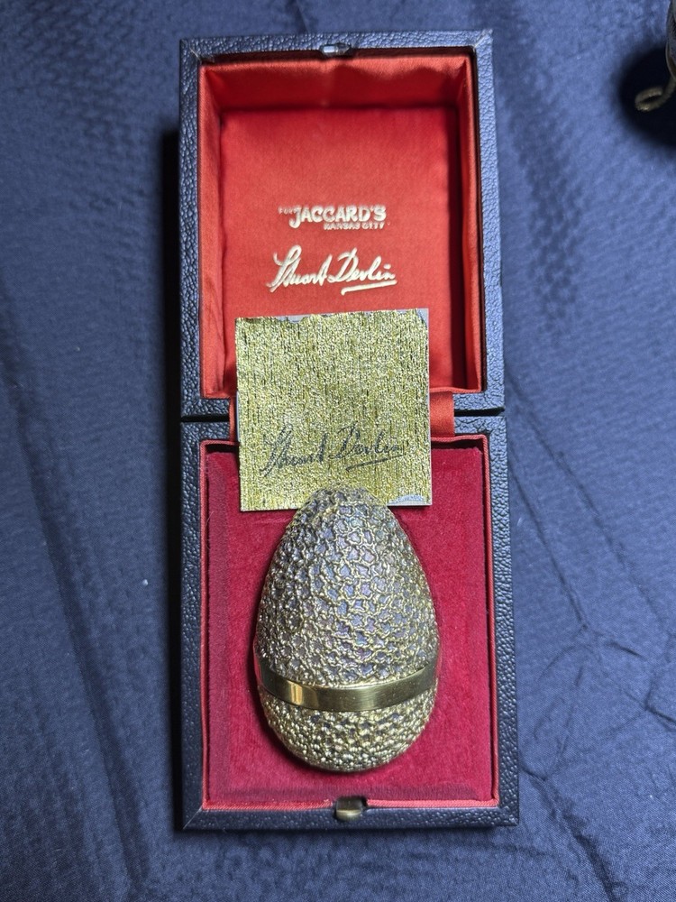 Stuart Devlin Sterling Silver Jester Surprise Egg Box 1973 Ltd 256/300