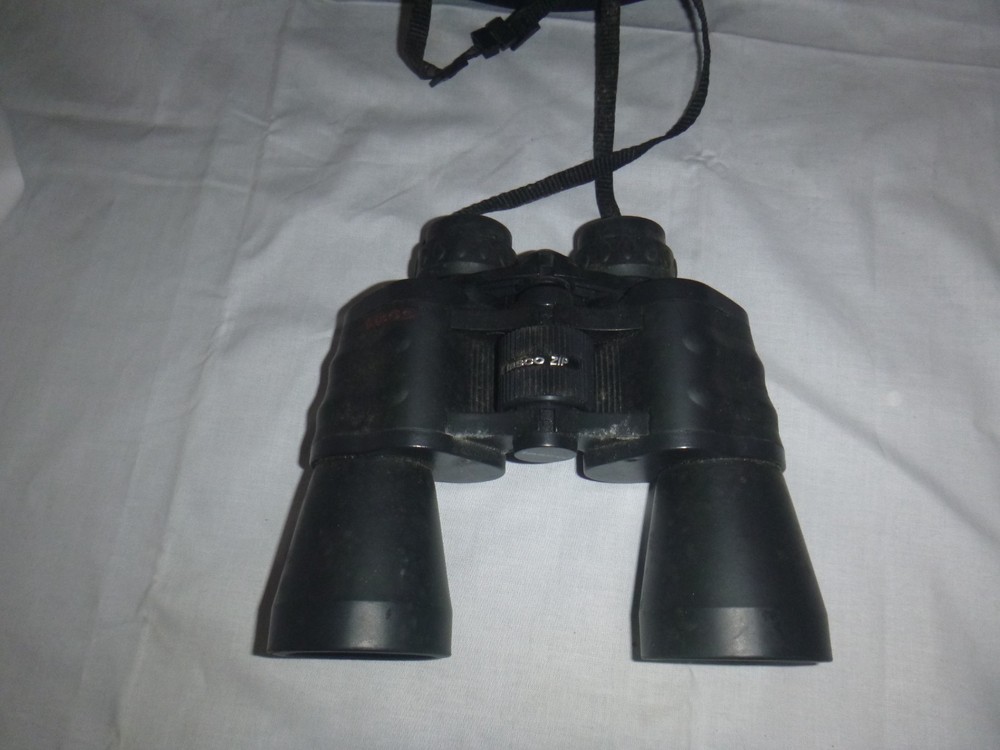 Tasco Zip Focus 10x50mm 2023BRZ Binoculars w/ Case