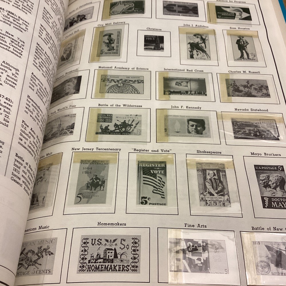 1970 H.E. Harris Freedom Stamp Album for the United States, no stamps