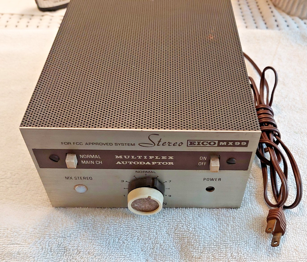 Newly Electronically RESTORED 1962 EICO MX-99 Stereo Tube MPX Multiplex Decoder