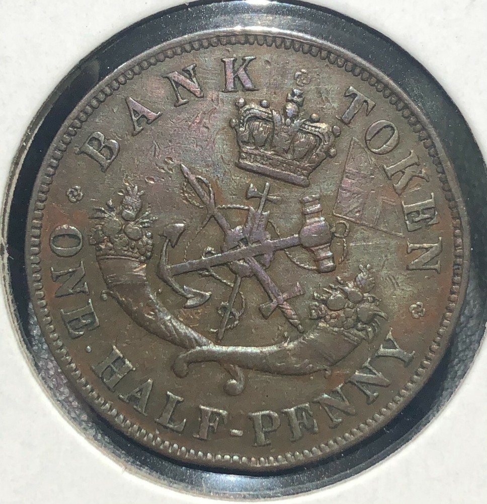 Canada - Upper Canada - British Administration 1850 1/2 Penny Token *