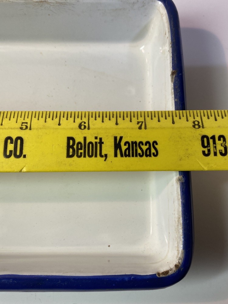 Vintage Cesco Enamelware Photography Print Developing Tray 5 1/2"x7"