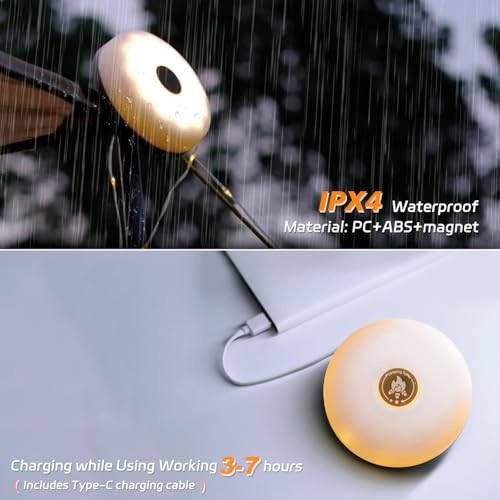 Camping Lights String,Outdoor String Lights with 5 Lighting 32.8ft-2Pack