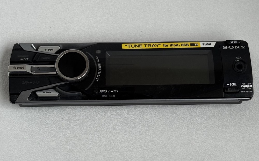 Sony DSX-S100 Car Stereo Replacement Face Front Panel