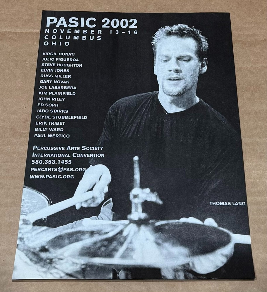 PASIC 2002 - THOMAS LANG - 2002 Print Advertisement