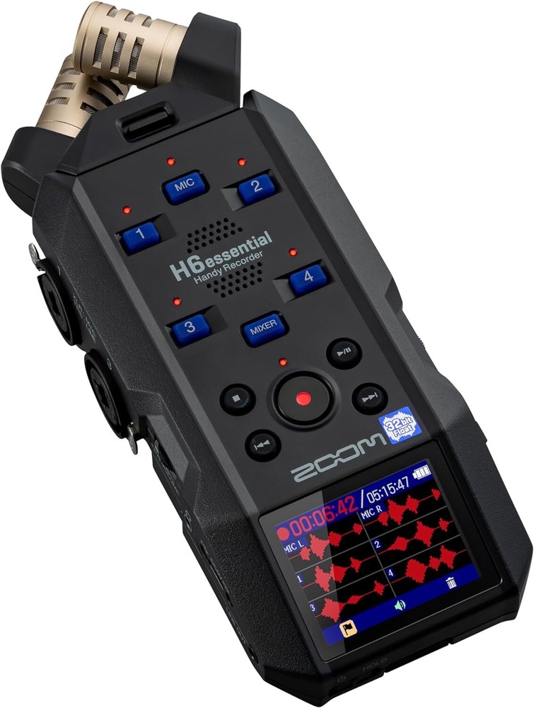 Zoom H6essential (2024 Model, Essential Series) with 32-Bit Float