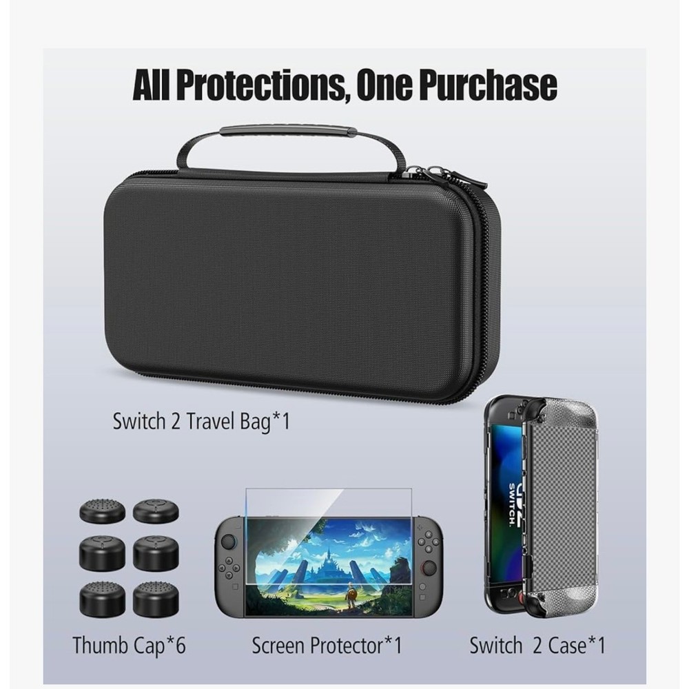 HEYSTOP Small Bag Set Switch 2 Portable Protection Carrying Case Console