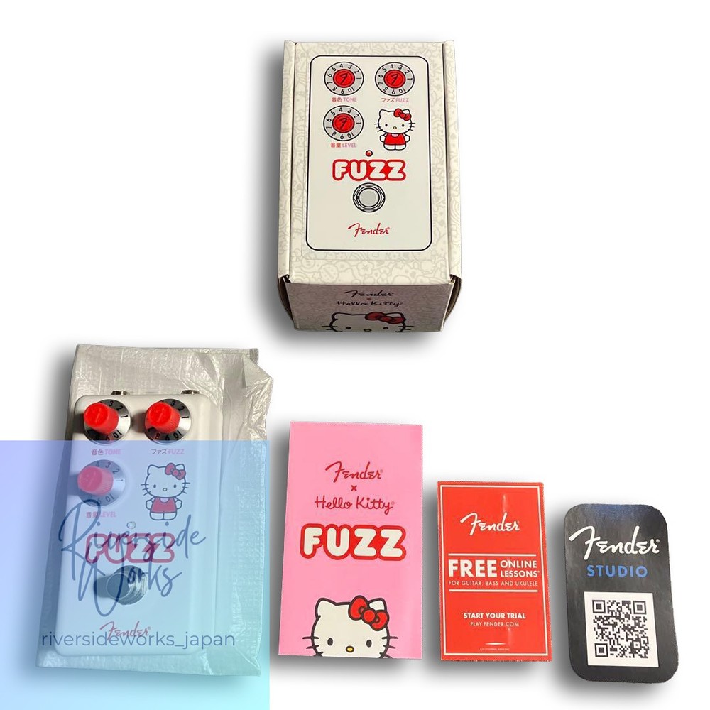Fender x Hello Kitty Fuzz Pedal WHITE New