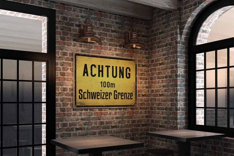 Vintage Style WW2 Great Escape Steve McQueen War Sign