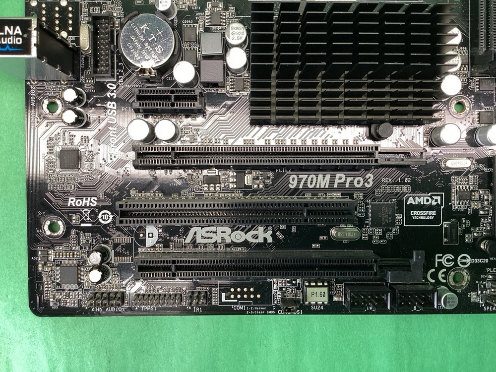 ASRock 970M Pro3 Motherboard + CPU + I/O Shield - UNTESTED