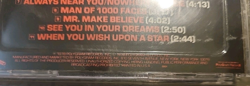 Gene Simmons Solo Long Box Cd New Sealed