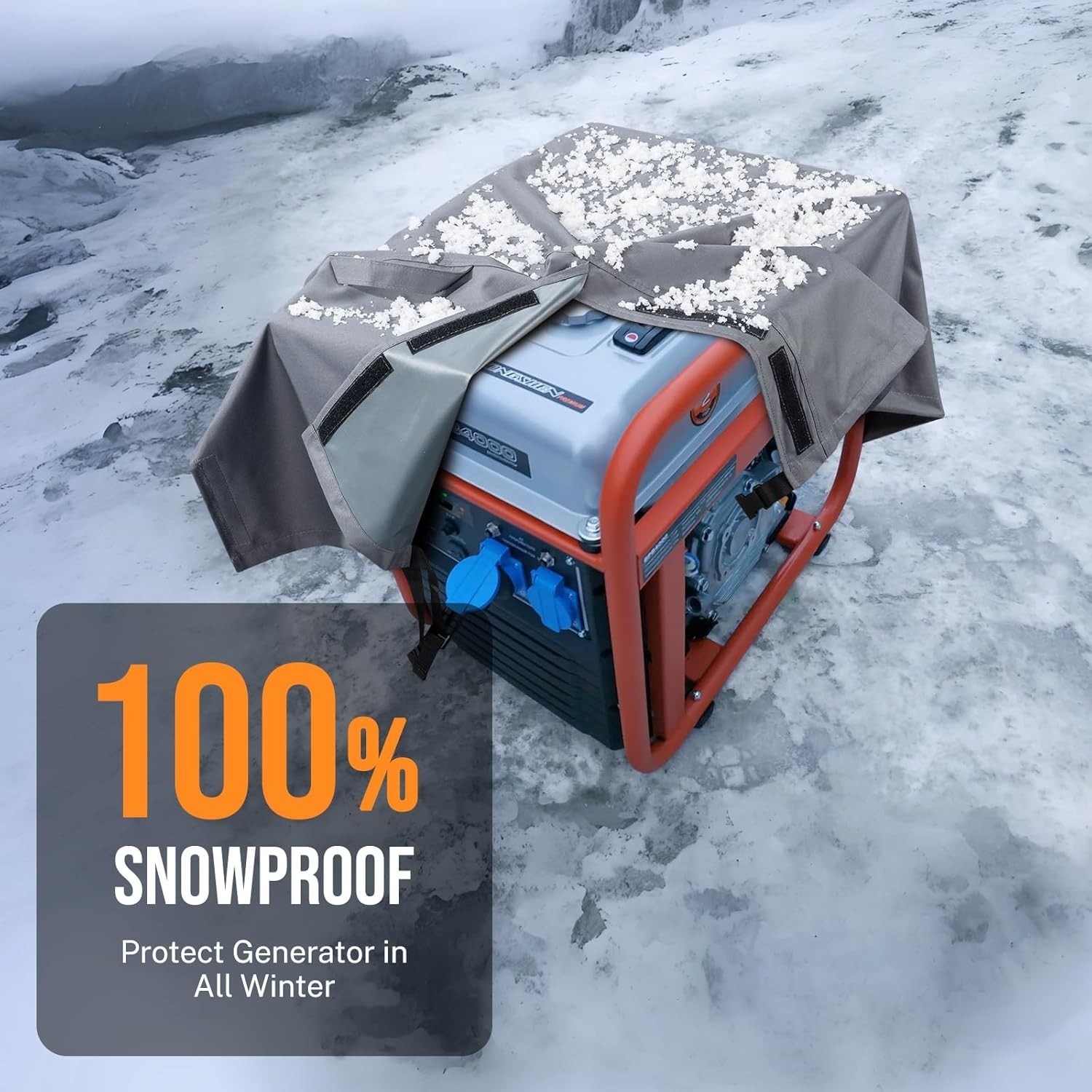 Generator Cover Waterproof 5000-10000W Heavy Duty Outdoor Open Frame Universal