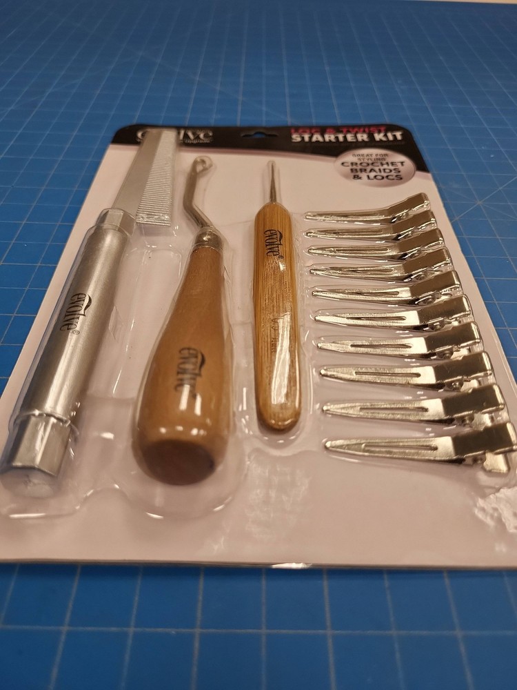 Evolve Loc Twist Starter Kit Crochet Braids Interlock Needle Tuck Tool Section
