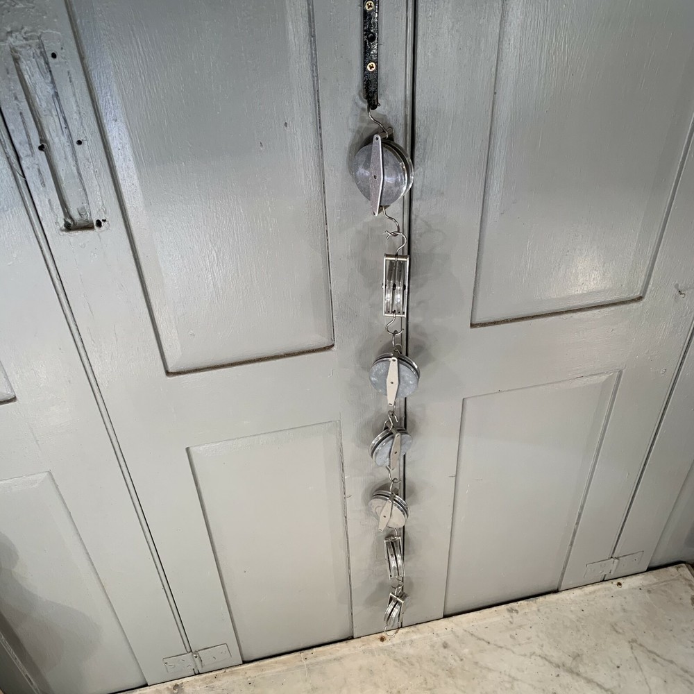 Set of 7 aluminium pulleys