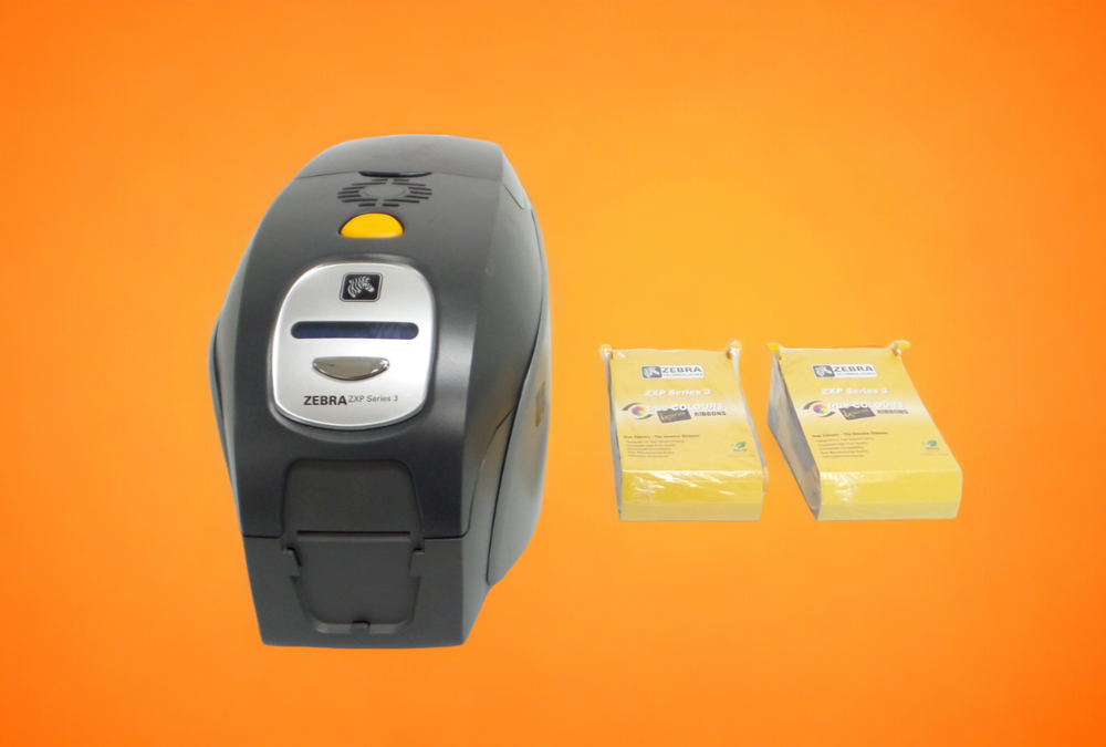 Zebra ZXP Series 3 Double Sided USB Card Printer Bundle, Includes 2 Ribbons!🔥⭐️