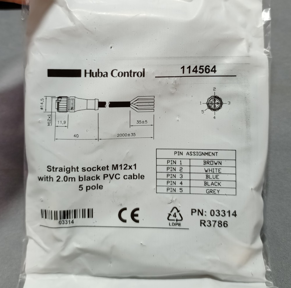 Proteus PV6004ST Vortex Flow Sensor W/ Huba Control