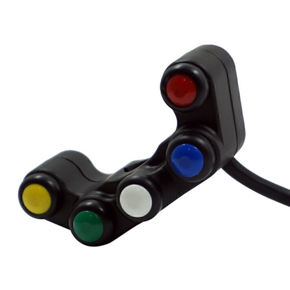 7/8" 22mm Handlebar Switch 5 button Array Motorcycle Switches Universal