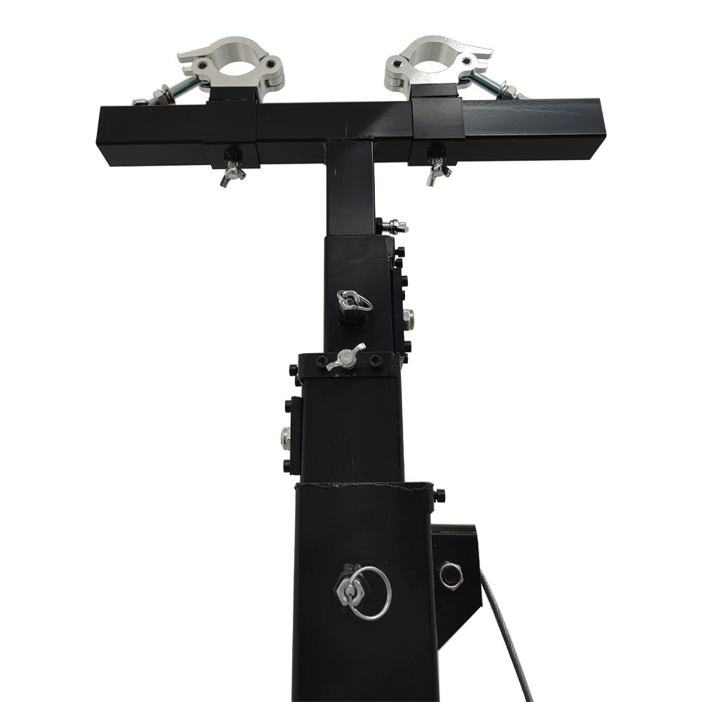 2pcs Lighting Crank Stand 19ft Triangle Stage Lighting Truss System 440lbs/pc