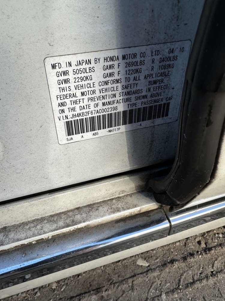 Camera/ Projector Rear View Camera Decklid Mounted Fits 2009-2010 RL OEM