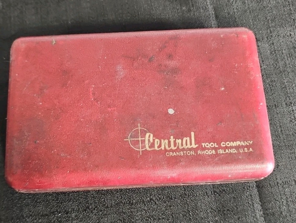 Vintage Central Tool Co. Universal Dial Test Indicator + Case