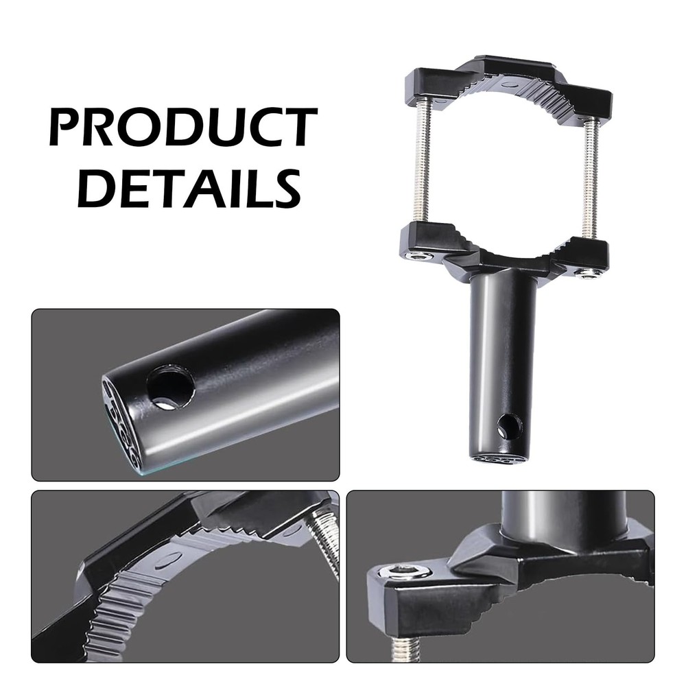 2 PCS Motorcycle Spotlight Mount Brackets, Front Aux Light Fork Mounts, Shock...