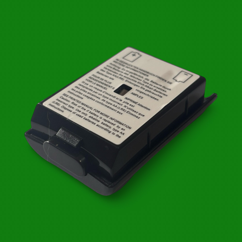 For Xbox 360 Rear Back Cover Case Shell Pack AA Battery Wireless Controller USA