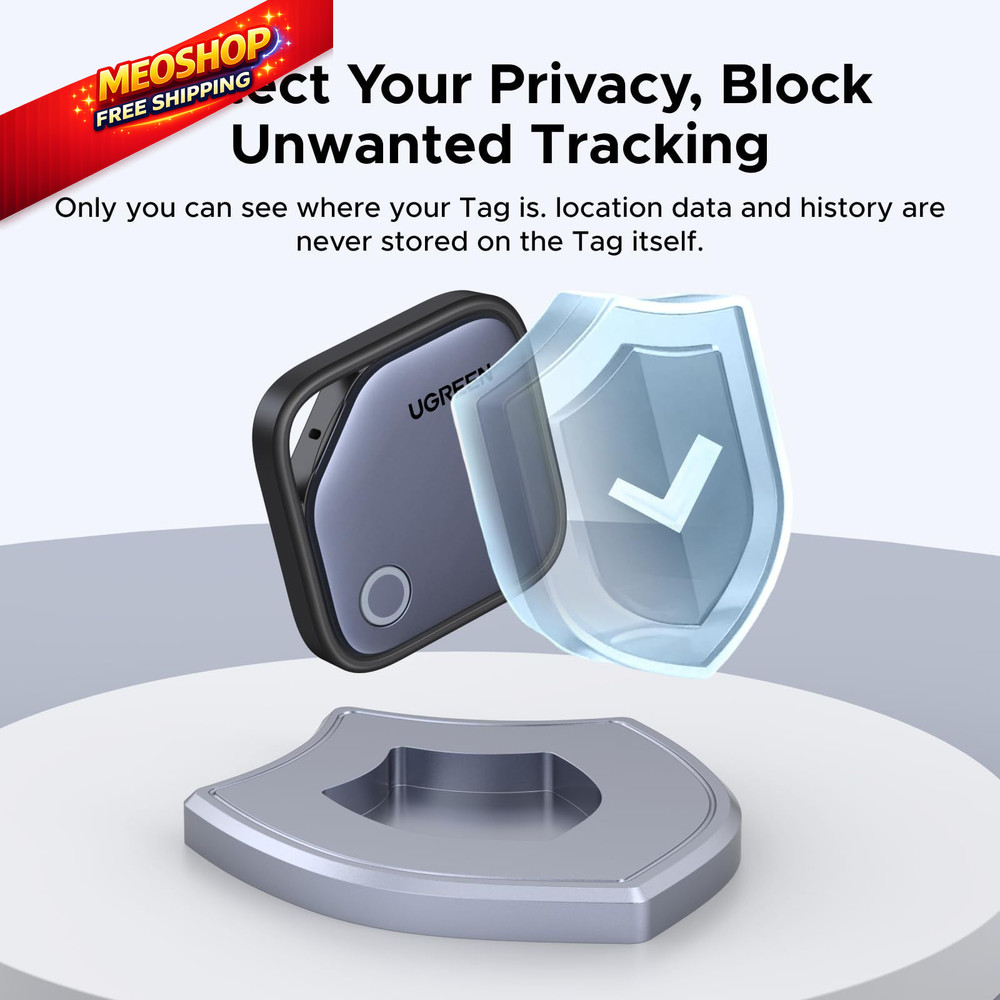 UGREEN FineTrack Air Tracker Tags (iOS Only) 4 Pack, 2-Year Replaceable...